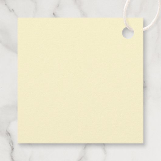 Pastel Wildflowers doop Bedankjes Labels (Achterkant)