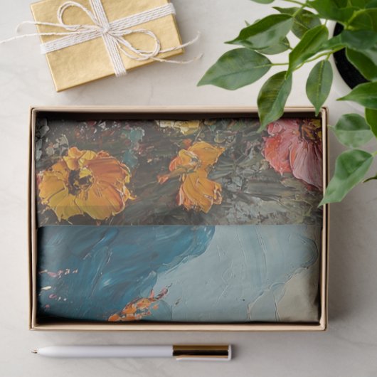 Pastel Wildflowers Olieverf Decoupage Tissuepapier (Geschenk)