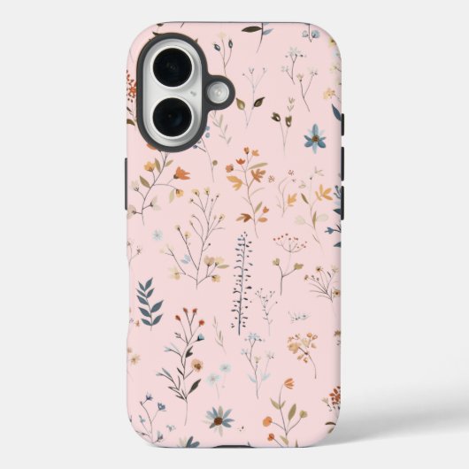 Pastel Wilflowers Case-Mate iPhone Case (Achterkant)