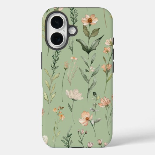 Pastel Wilflowers Case-Mate iPhone Case (Achterkant)
