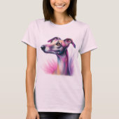  pastel windhond t-shirt (Voorkant)