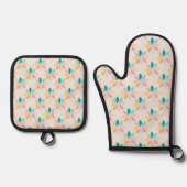 Pastel Windmolen Ovenwant & Pannenlap Set (Voorkant)