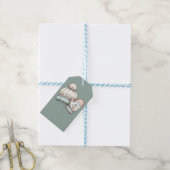 PASTEL WINTER HANDSCHENEN EN MUTSE CADEAULABEL (Met Touw)