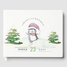 Pastel Winter Penguin Kinder elke zondag