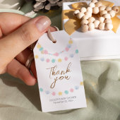 Pastel Winter Wonderland Baby shower Dank u Cadeaulabel