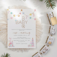 Pastel Winter Wonderland BBQ Baby shower