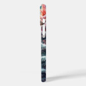 Pastel Winter Wonderland met besneeuwde bomen Case-Mate iPhone Case (Achterkant / Links)