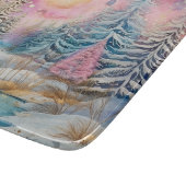 Pastel Winter Wonderland snijplank (Hoek)