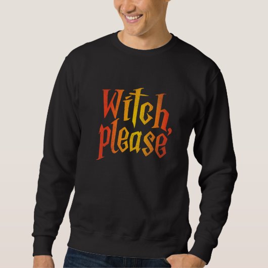 Pastel Witch alsjeblieft Witch Costume Trui (Voorkant)