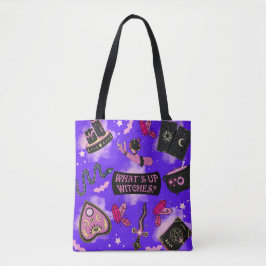 Pastel Witch Canvas tas - Kawaii Witchcore Hallowe