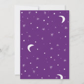 Pastel Witch Halloween Party Kaart (Achterkant)