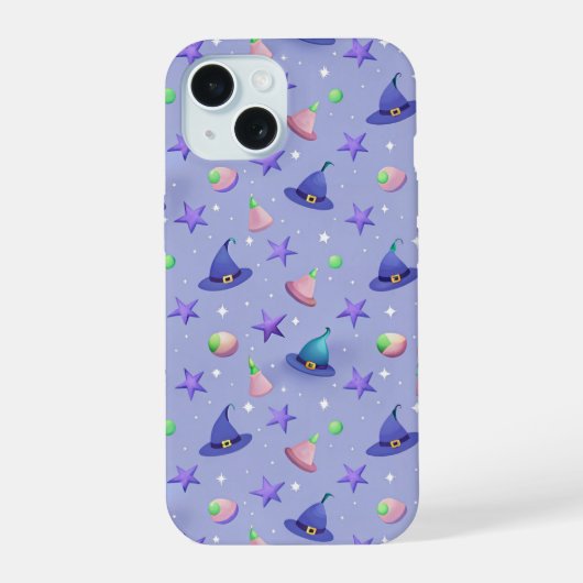 Pastel Witch Petten - Schattigee Kawaii Halloween  iPhone 15 Case (Achterkant)