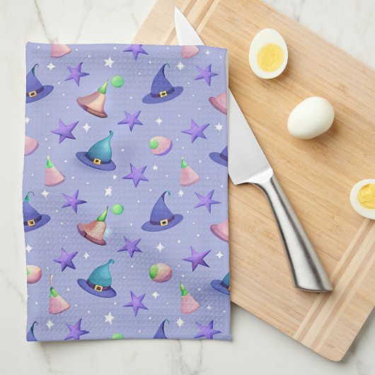 Pastel Witch Petten - Schattigee Kawaii Halloween  Theedoek (Quarter Fold)