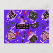 Pastel Witch Wenskaart - Kawaii Witchcore Briefkaart (Achterkant)