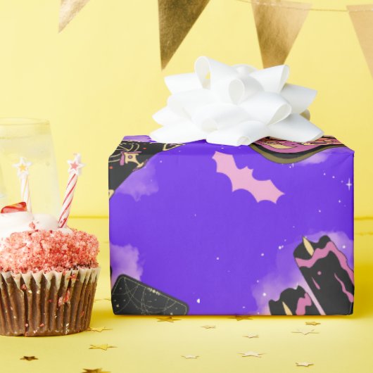 Pastel Witch Wrapping Paper - Kawaii Magisch cadea Cadeaupapier (Verjaardagsfeest)