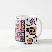 Pastel Witchy Coffee Pun Mug Koffiemok (Voorkant rechts)