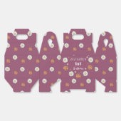 Pastel witte en roze oranje madeliefbloemen bedankdoosjes (Ongevouwen)