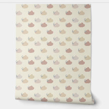 Pastel Wolken Behang