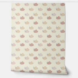 Pastel Wolken Behang
