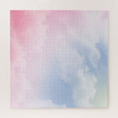 Pastel Wolken: Serene achtergrond patroon Legpuzzel (Horizontaal)