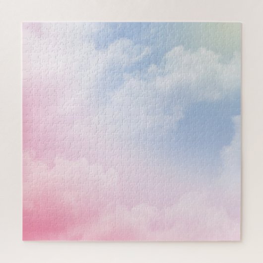 Pastel Wolken: Serene achtergrond patroon Legpuzzel (Verticaal)