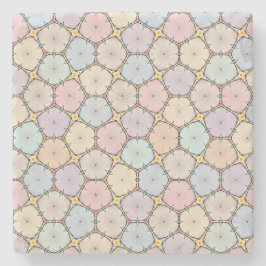 Pastel Wood Slices Stenen Onderzetter