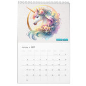 Pastel Woodland Fantasy Creatures Calendar Kalender (Jan 2027)