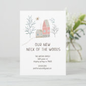 Pastel Woodland | Kaart "Verhuisaankondiging" (Staand voorkant)