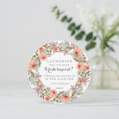 Pastel Wreath, ben je mijn Bridesmaid? Kaart (Staand voorkant)
