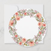 Pastel Wreath, ben je mijn Bridesmaid? Kaart (Achterkant)