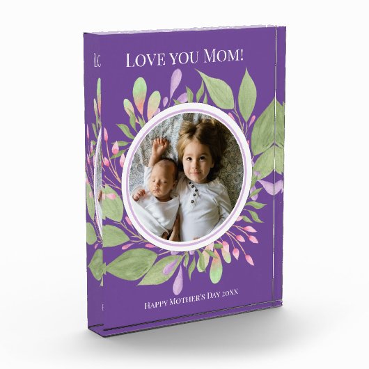 Pastel Wreath Moederdag Foto (Links)