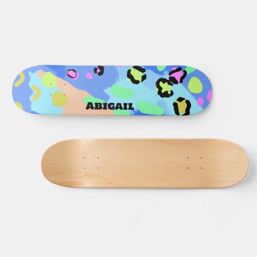 Pastel Y2K Vibes Persoonlijk Skateboard (Horizontaal)