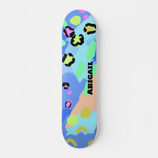 Pastel Y2K Vibes Persoonlijk Skateboard (Voorkant)