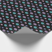 Pastel Yarn Ball String Pattern Cadeaupapier (Hoek)