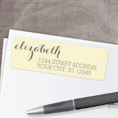 Pastel Yellow and Grey Stationery Suite for Women Etiket