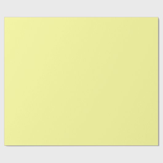 Pastel Yellow Cadeaupapier (Vlak)