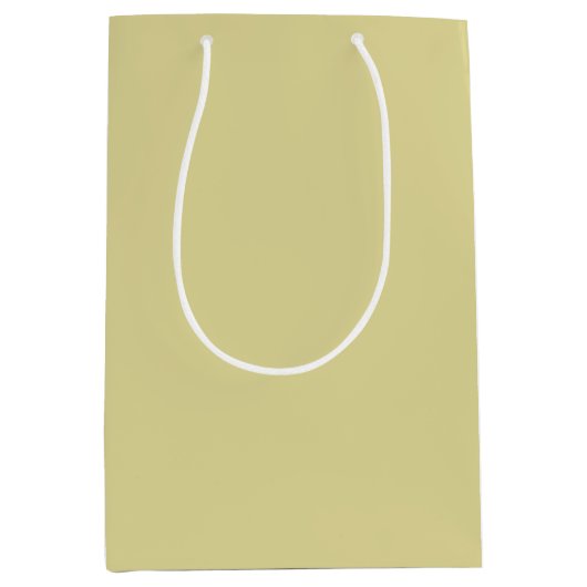 Pastel Yellow Chalk Medium Cadeauzakje (Voorkant)