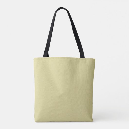Pastel Yellow Chalk Tote Bag (Achterkant)
