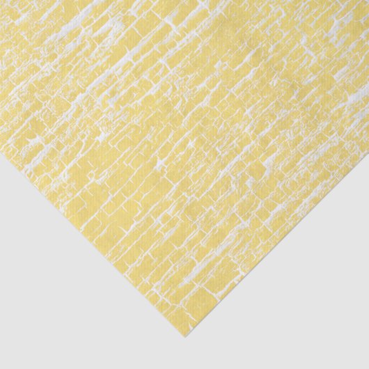 Pastel Yellow Crackle Tissuepapier (Detail)