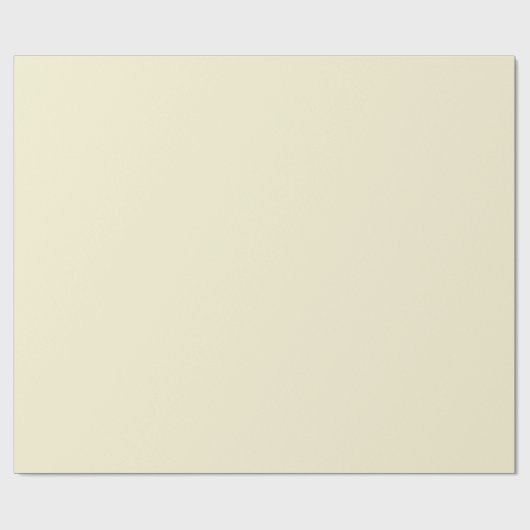 Pastel Yellow #FAF4D4 Cadeaupapier (Vlak)