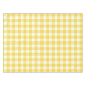 Pastel Yellow Gingham Buffalo Check Pset Pattern Tafelkleed (Voorkant (Horizontaal))