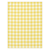 Pastel Yellow Gingham Buffalo Check Pset Pattern Tafelkleed (Voorkant)