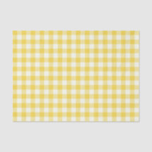 Pastel Yellow Gingham Buffalo Check Pset Pattern