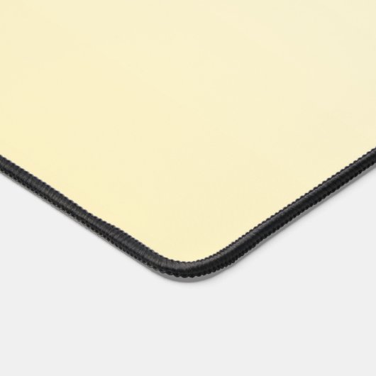 Pastel Yellow Gradient Calligraphy Personalized Bureaumat (Hoek)