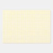 Pastel Yellow Pset Striped Spring Inpakpapier Vel (Voorkant 2)