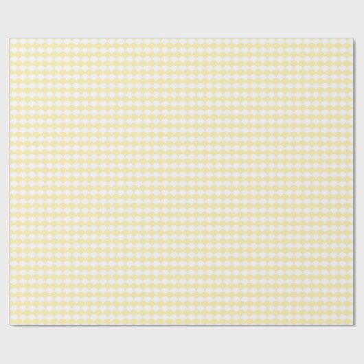 Pastel Yellow Scallop Stripe Rainbow-Inspired Wrap Cadeaupapier (Vlak)