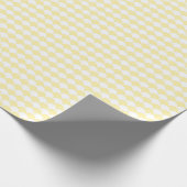 Pastel Yellow Scallop Stripe Rainbow-Inspired Wrap Cadeaupapier (Hoek)