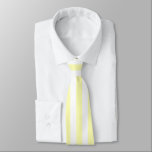 Pastel Yellow Stripes Solid Color Summer Vacay Stropdas<br><div class="desc">Geloofwaardige lichtbrongeel gestreepte kleur. Minimalistische,  eenvoudige,  moderne,  trendy chic-pasteltestethiek in delicate gele vaste kleur. Pastel geel huisdeeg,  pastelgeel esthetisch decor,  pastelgele keuken,  pastelgele kleur. Pastel gele zomerzomer stropdas. Klassieke  retro pastel geel en wit gekleurd streekpatroon,  trendy zomerzonvakantie vibes design.</div>
