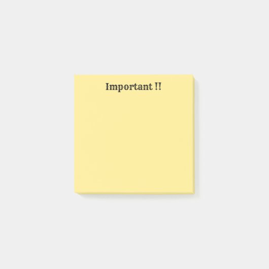 Pastel Yellow Sunset Post-it® Notes (Voorkant)