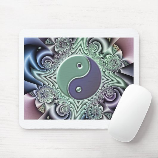 Pastel Yin Yang Muismat (Met muis)